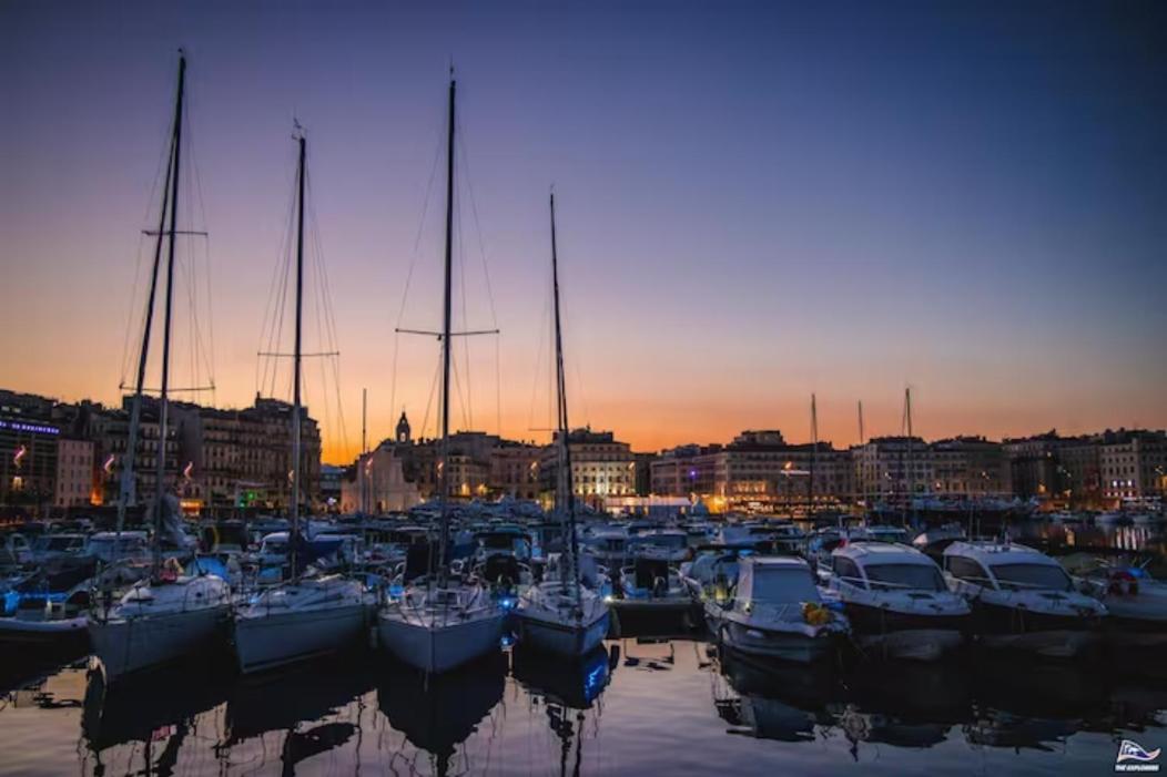Studio Calanques Pres Du Vieux Port Marseille Exterior photo